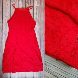 Red Lace Dress